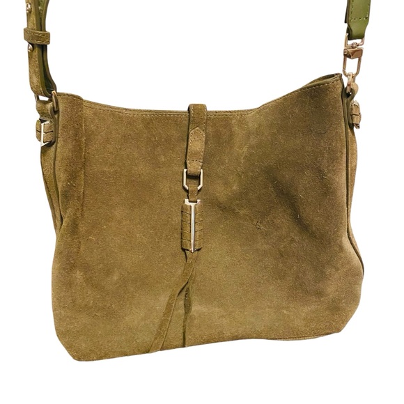 Covet Sunday Bag - Olive Suede Stella & Dot - Picture 3 of 10
